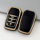Toyota key cover - 3 button | RAV4, Corolla, Camry, Prado, Land Cruiser key fob cover | Toyota Accessories