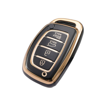Hyundai key cover - 4 button | 2014-18 | i40, iX35, Ioniq, Tucson, Elantra, i30 | key fob cover | Hyundai Accessories