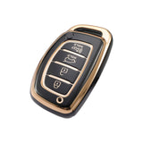 Hyundai key cover - 4 button | 2014-18 | i40, iX35, Ioniq, Tucson, Elantra, i30 | key fob cover | Hyundai Accessories