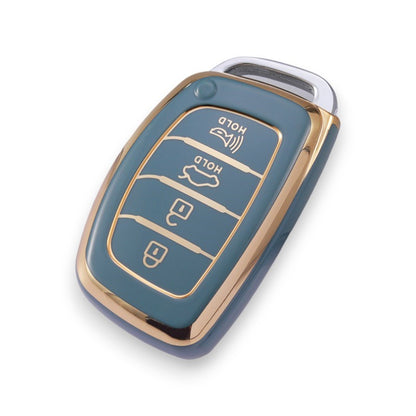 Hyundai key cover - 4 button | 2014-18 | i40, iX35, Ioniq, Tucson, Elantra, i30 | key fob cover | Hyundai Accessories