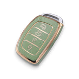 Hyundai key cover - 4 button | 2014-18 | i40, iX35, Ioniq, Tucson, Elantra, i30 | key fob cover | Hyundai Accessories