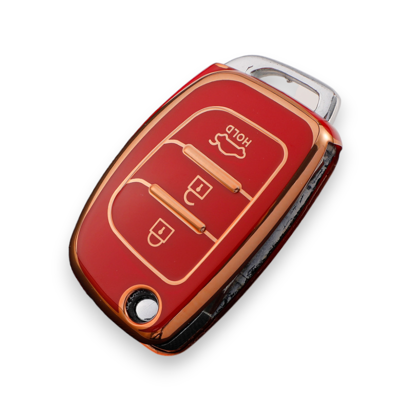 Hyundai key cover | Flip Key (side facing) |  i20, accent, i40, iX35, Santa Fe, Tucson key fob cover