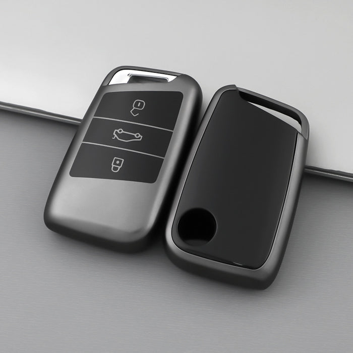 Volkswagen/Skoda/Cupra car key cover - Metallic Finish | Key fob cover for VW Golf, Passat, Arteon