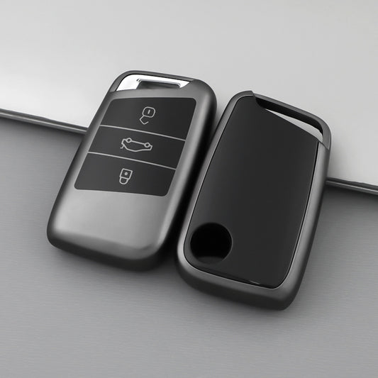 Volkswagen/Skoda/Cupra car key cover - Metallic Finish | Key fob cover for VW Golf, Passat, Arteon