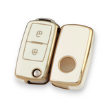 Volkswagen and Skoda key cover (2005-12)| Key fob cover for VW Golf, Jetta, Amarok, Cady, Passat, Polo, Tiguan, Touareg.