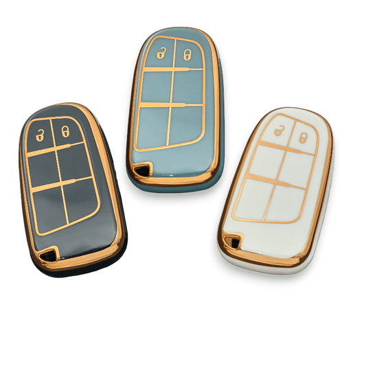 Jeep key cover | Grand Cherokee, Renegade, Wrangler, Compass, Gladiator, Patriot key fob cover | 2013+ | Jeep Accessories