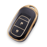 Honda Key Cover (2022+) | Civic, Accord, CR-V, HR-V car key cover 2 button black