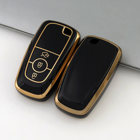Ford Key Cover for Mustang, Ranger, Escape, Everest etc | 3 button | Keysleeves key fob covers