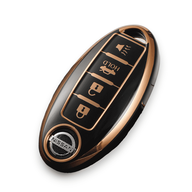 Nissan Car Key Cover (4 button Alarm)| Qashqai, Pathfinder, X-Trail key fob cover | Nissan Accessories