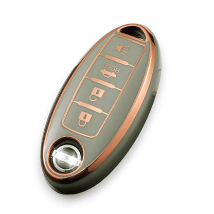Nissan Car Key Cover (4 button Alarm)| Qashqai, Pathfinder, X-Trail key fob cover | Nissan Accessories