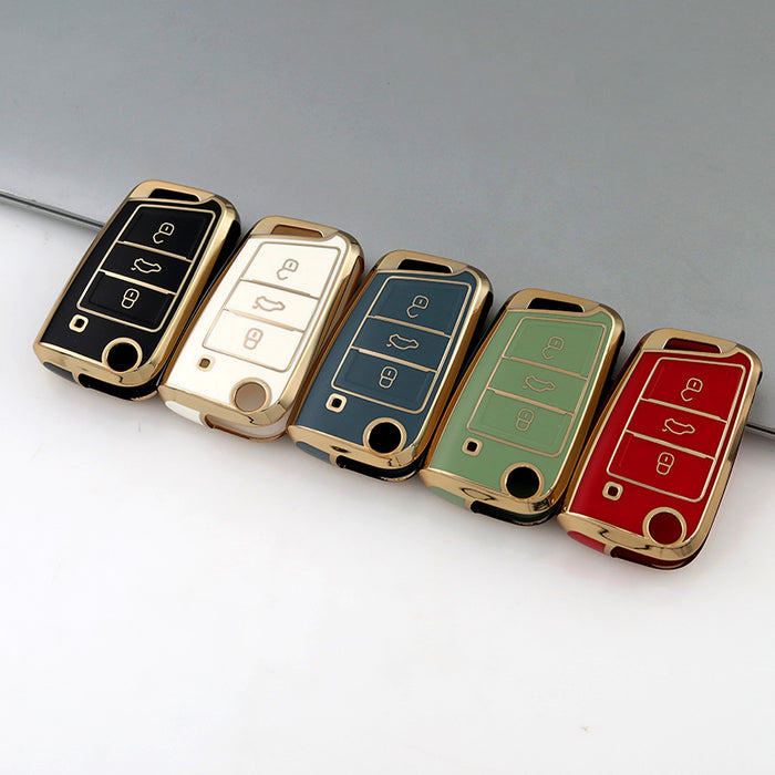 Volkswagen/Skoda/Audi key cover | Key fob cover for VW Golf, Passat, T-Roc, Polo, Tiguan, Touareg.