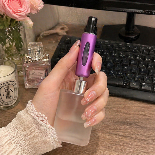 Refillable Perfume/Cologne Bottle Keychain – 5mL Travel Perfume Spray Bottle