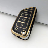Aftermarket Flip Key - 3 button | Fits replacement key shape