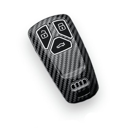 Audi key fob cover Carbon Fibre pattern - Fits multiple models