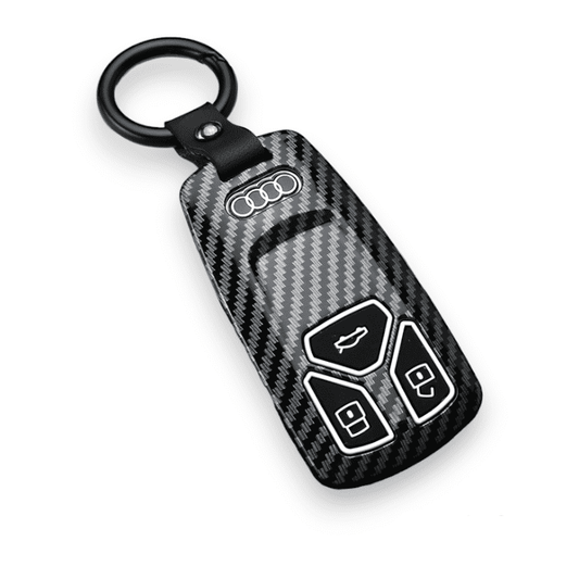 Audi key fob cover Carbon Fibre pattern - Fits multiple models