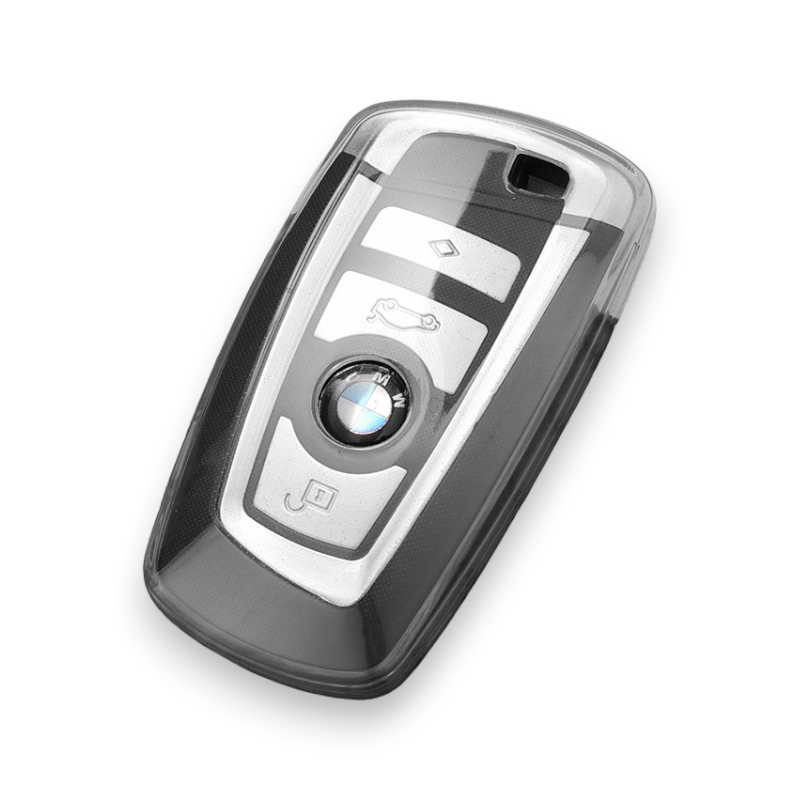 BMW key cover - Transparent Design | key fob case for X1, X2, X3, X5, 2 series, 3 series, 5 series