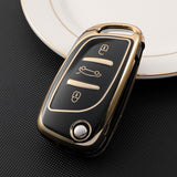 Aftermarket Flip Key - 3 button | Fits replacement key shape