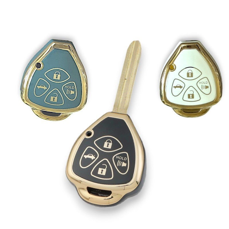 Toyota Key Cover - 4 button keyblade (2000+) | Corolla, Camry, Yaris, RAV4, Aurion Key fob cover. | Toyota Accessories