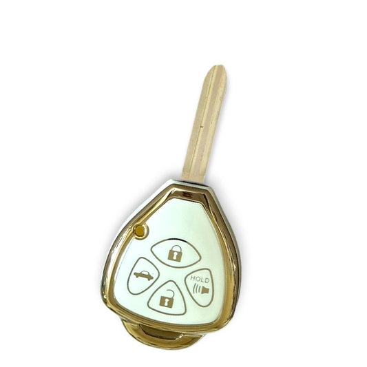 Toyota Key Cover - 4 button keyblade (2000+) | Corolla, Camry, Yaris, RAV4, Aurion Key fob cover. | Toyota Accessories