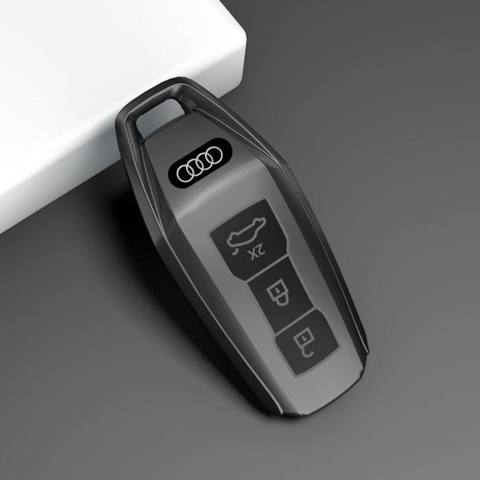 Audi key cover - metallic design | Fits multiple models | Audi key fob case