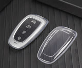 Hyundai key cover - Transparent | Santa Fe Highlander, Tucson, Palisade Car key accessories