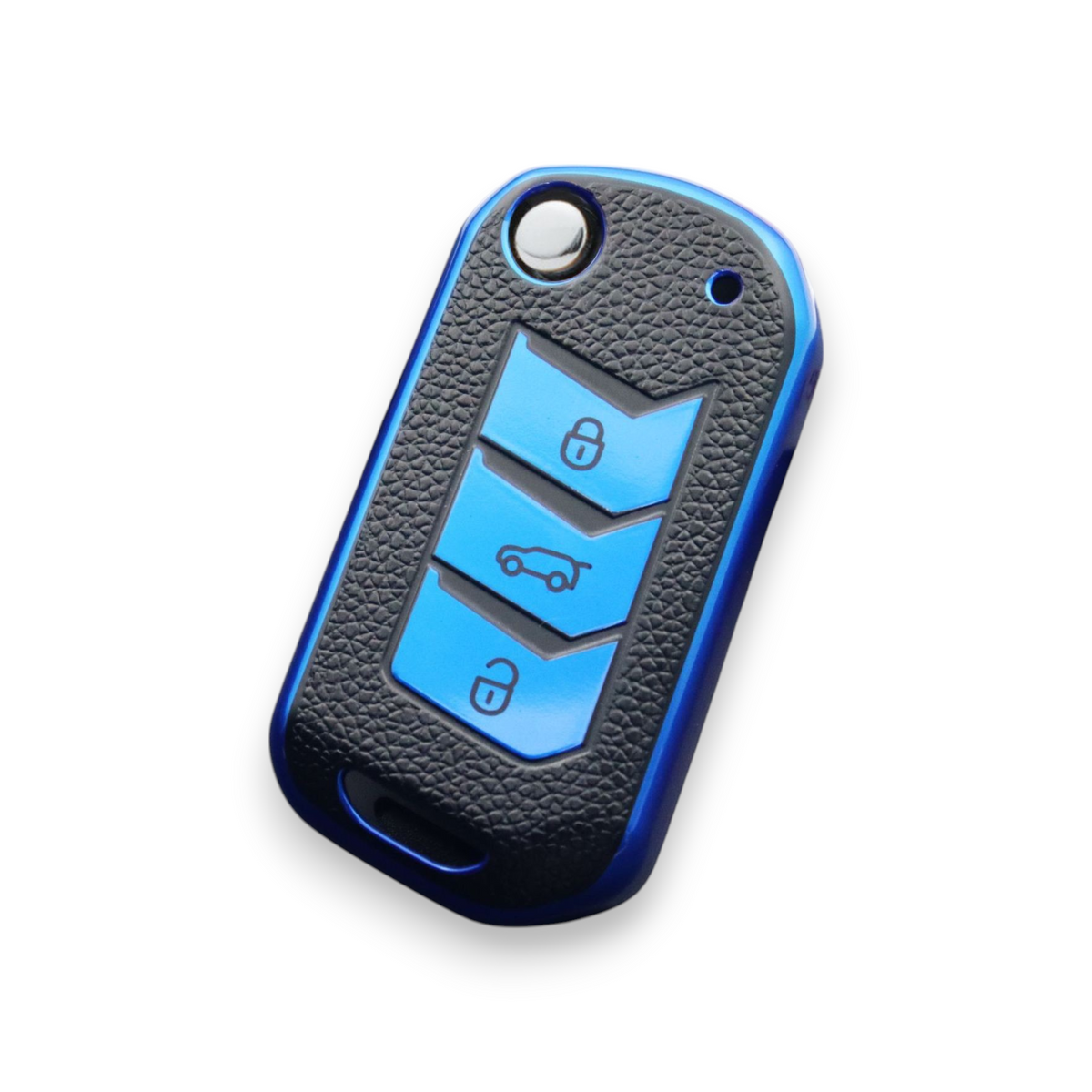Mahindra Key Cover for Scorpio, XUV700, PIK-UP Etc – Leather Look TPU