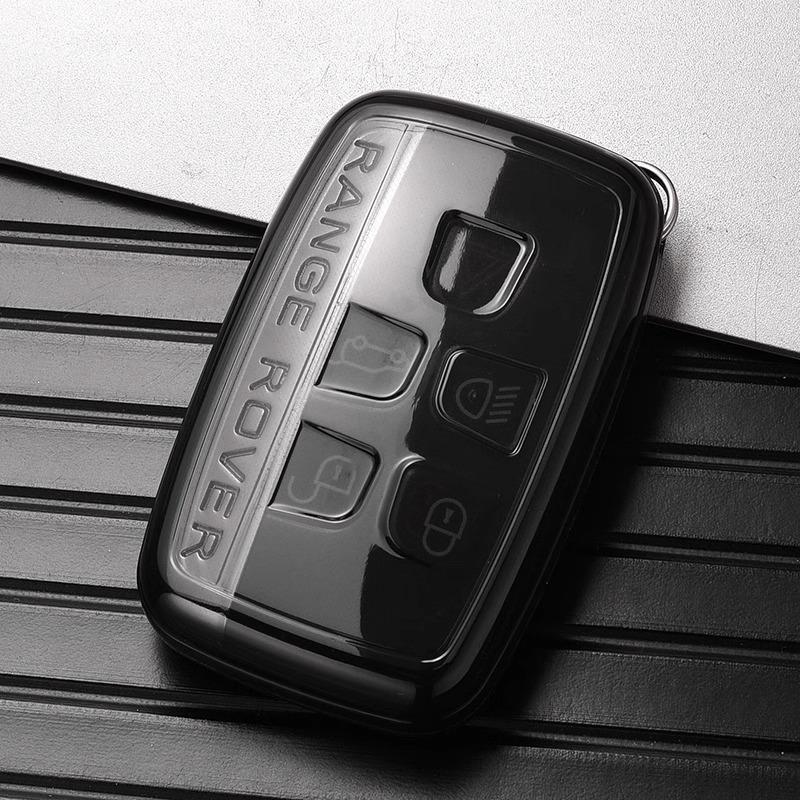 Land Rover and Jaguar key cover - Transparent | Range Rover, Freelander, Evoque, Discovery, F-Pace key fob case