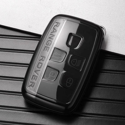 Land Rover and Jaguar key cover - Transparent | Range Rover, Freelander, Evoque, Discovery, F-Pace key fob case