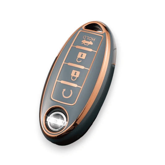Nissan Car Key Cover - 4 button | Qashqai, Pathfinder, X-Trail key fob cover | Nissan Accessories