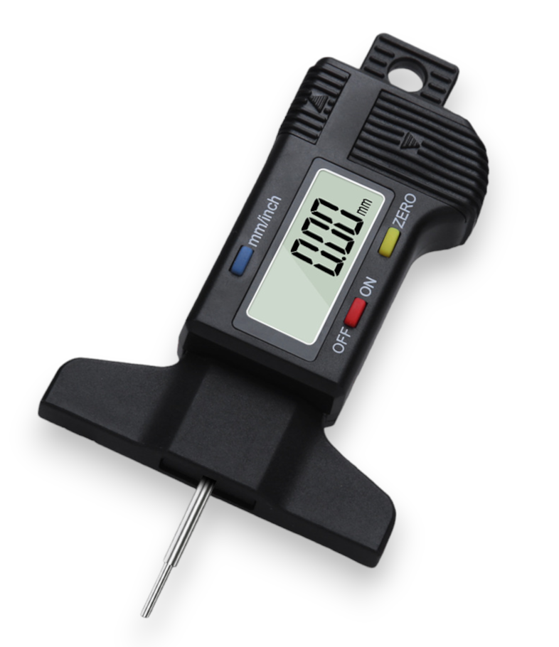 Digital Tyre Thread Depth Gauge for Cars and Motorbikes