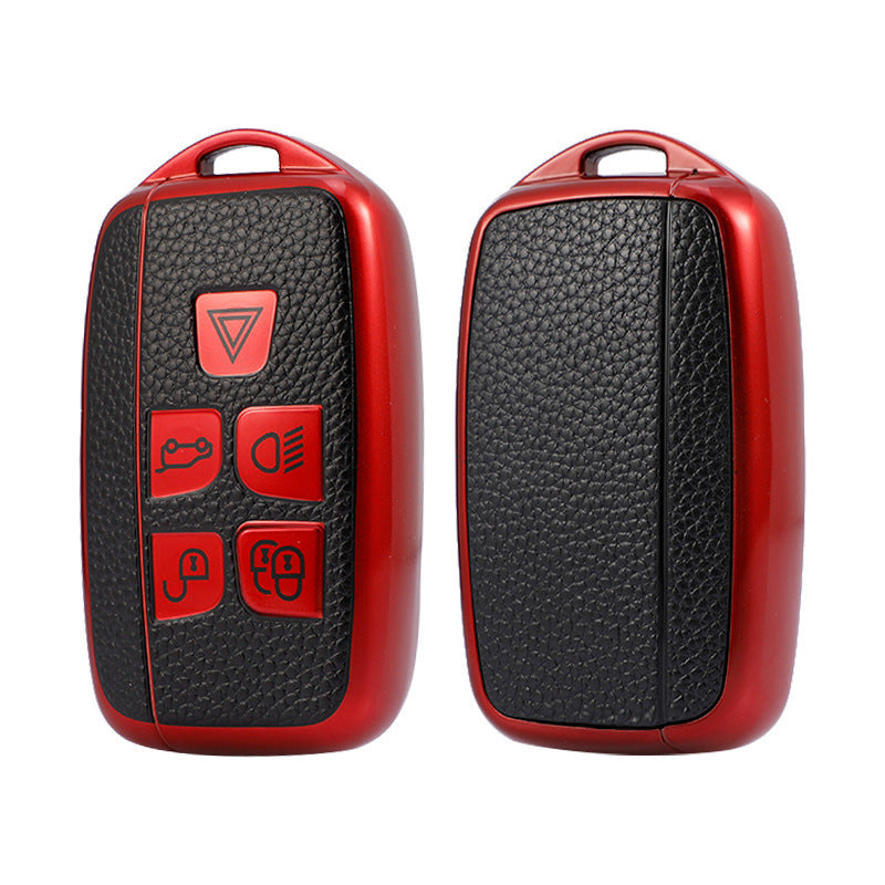 Land Rover and Jaguar key cover - Leather Look | Range Rover, Freelander, Evoque, Discovery, F-Pace key fob case