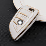 BMW key cover - 3 button | key fob case for X5, 2 series, 3 series, 5 series