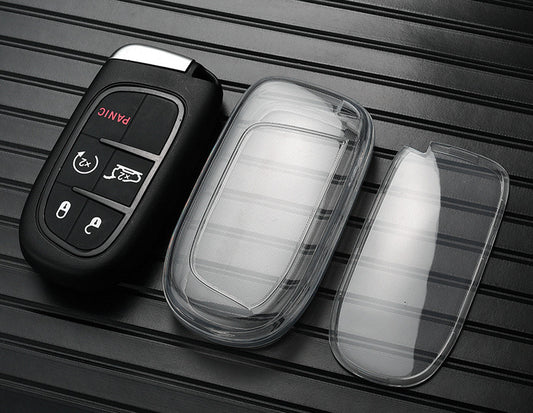 Jeep/Dodge/Chrysler key cover | 300, RAM, Grand Cherokee, Renegade, Wrangler, Compass, Gladiator, Patriot key fob cover | 2013-2018 | Jeep Accessories