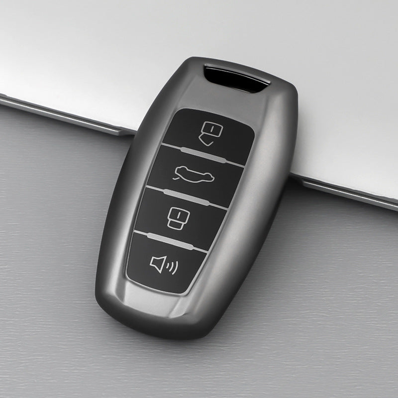 Great Wall / Haval key cover - Metallic Finish (3 and 4 button) | H1 H4 H6 H7 H9 Jolion | Great Wall Haval accessories | Key fob case Haval | Car gift