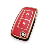 Nissan Car Key Cover - 2 button Flip key | Navara, Juke, X-Trail key fob cover | Nissan Accessories