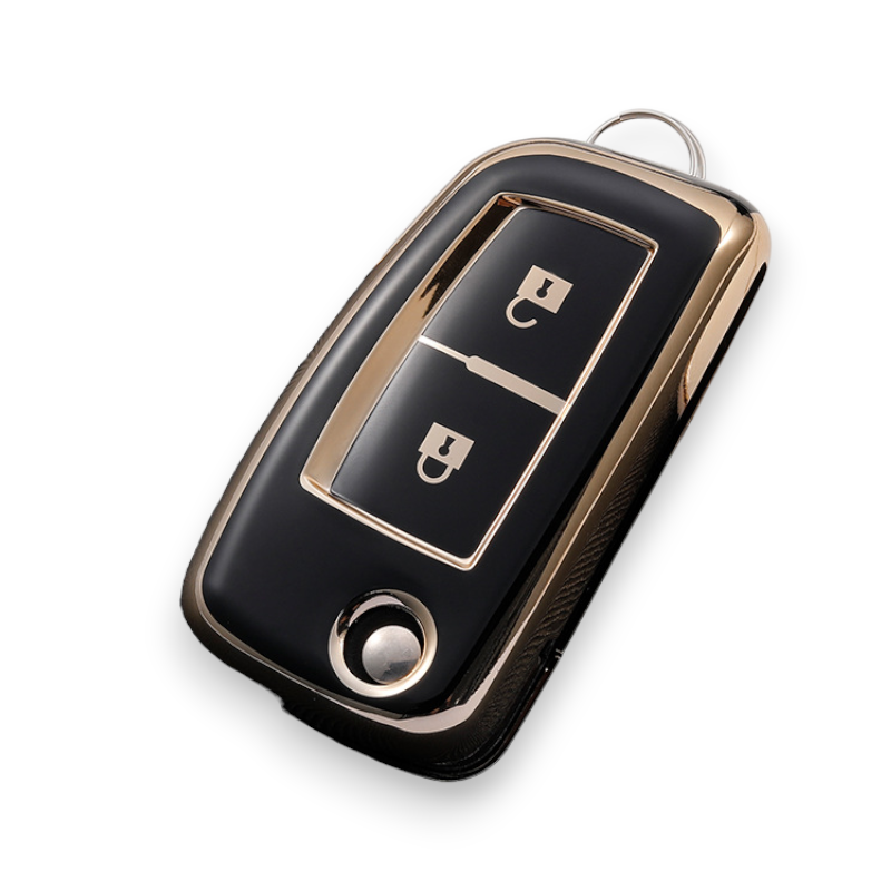 Nissan Car Key Cover - 2 button Flip key | Navara, Juke, X-Trail key fob cover | Nissan Accessories