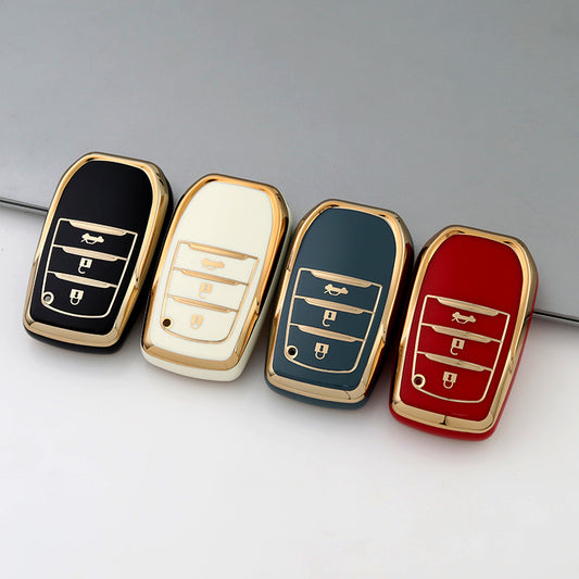 Toyota key cover - 3 button | RAV4, Corolla, Camry, Prado, Land Cruiser key fob cover | Toyota Accessories