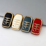 Toyota key cover - 3 button | RAV4, Corolla, Camry, Prado, Land Cruiser key fob cover | Toyota Accessories