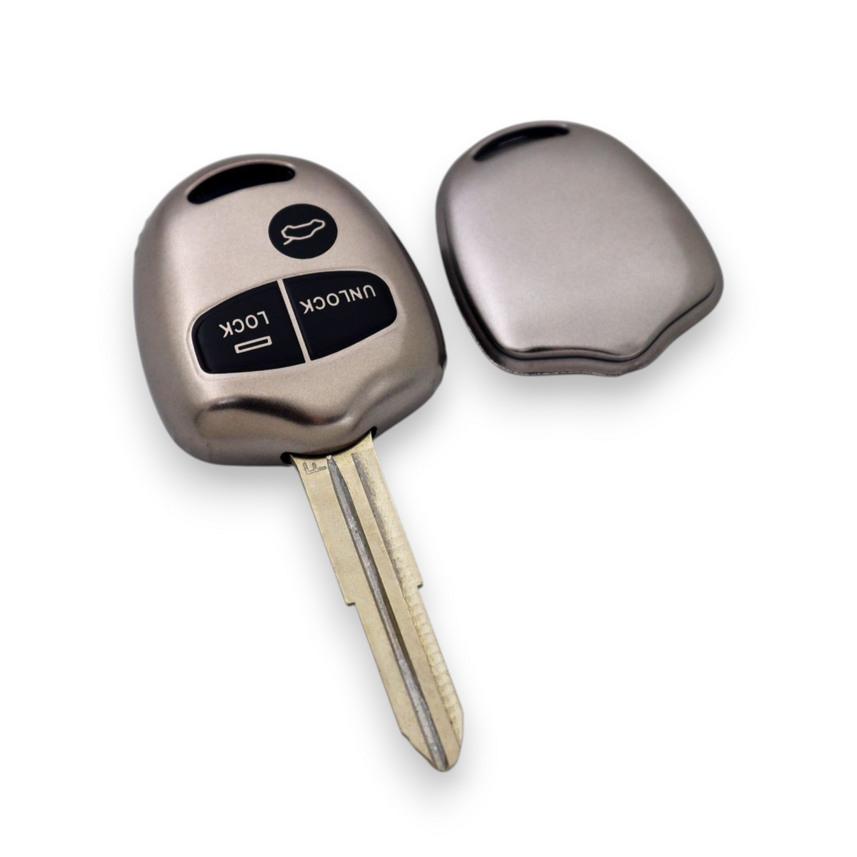 Mitsubishi key cover - Metallic | 2 or 3 button | Lancer, Colt, Pajero, Triton, Outlander, ASX | Mitsubishi Accessory
