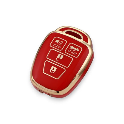 Toyota Key Cover - 4 button keyblade (2012+) | Corolla, Camry, Yaris, RAV4 Key fob cover. | Toyota Accessories