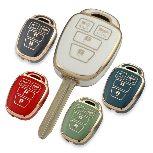 Toyota Key Cover - 4 button keyblade (2012+) | Corolla, Camry, Yaris, RAV4 Key fob cover. | Toyota Accessories