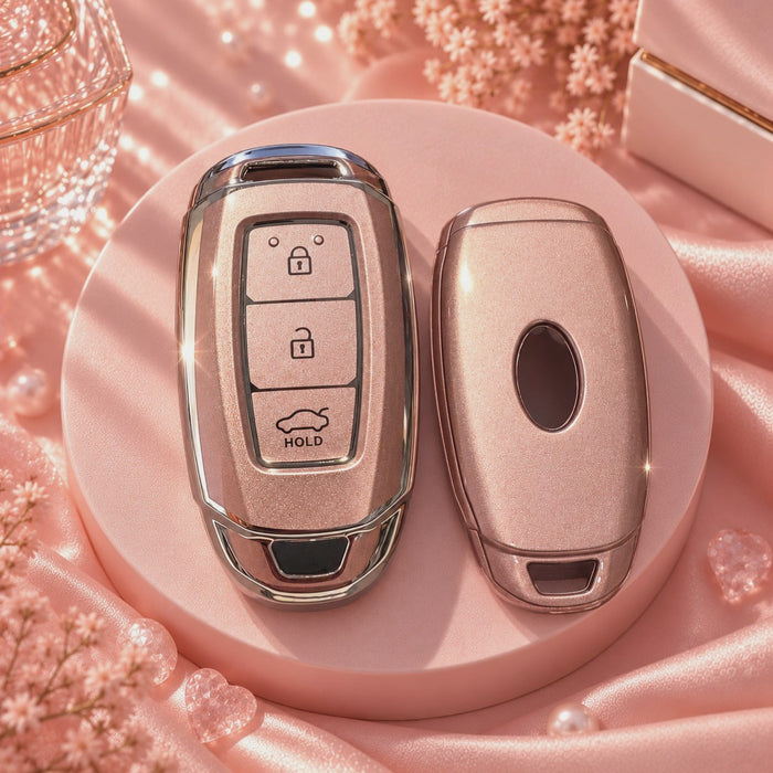 Hyundai key cover - Rose Gold | i30, tucson, Kona, venue Car key accessories | key fob cover