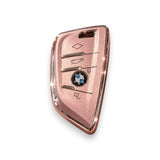 BMW key cover - Rose Gold | key fob case for X1, X2, X3, X5, 2 series, 3 series, 5 series