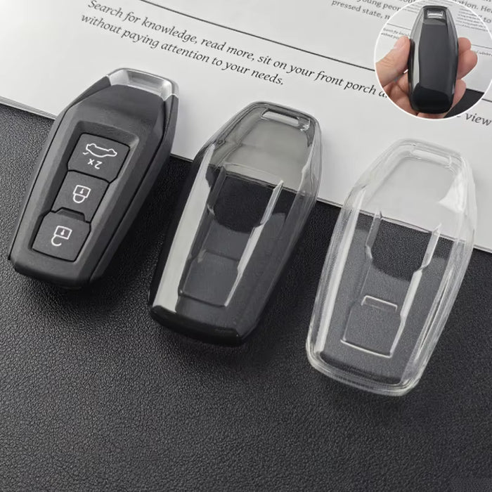 Audi key cover - transparent design | Fits multiple models | Audi key fob case