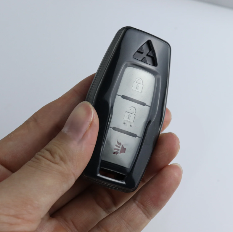 Mitsubishi key cover - Transparent case fits 2,3 or 4 Button key | 2021+ | Outlander key cover