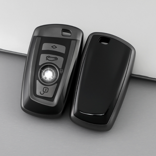 BMW key cover - metallic | key fob case for X3, 1 Series, 3 Series, 4 Series, 5 Series, 6 Series, 7 Series.