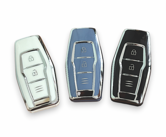 Mitsubishi key cover - 2 Button Silver Trim | 2021+ | Outlander key cover