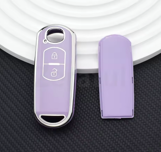 Mazda Key cover  (2-button) | Mazda 2, 3, 6, CX-3, CX-5, CX-8 car key cover | Mazda Accessories - Keysleeves