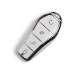 BYD Key Cover - Silver Trim | ATTO 3, Dolphin, Seal, Sealion key fob cover