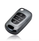 Hyundai & Kia key cover - Metallic | 2008-15 | i20, i30, Elantra, Accent, ix20, ix35, Kia Rio, Sportage, Picanto, Cerato